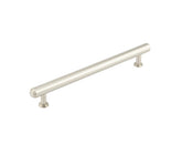 Burlington Belgrave Stepped Cabinet Handles 224mm  Satin Nickel - Burlington Range